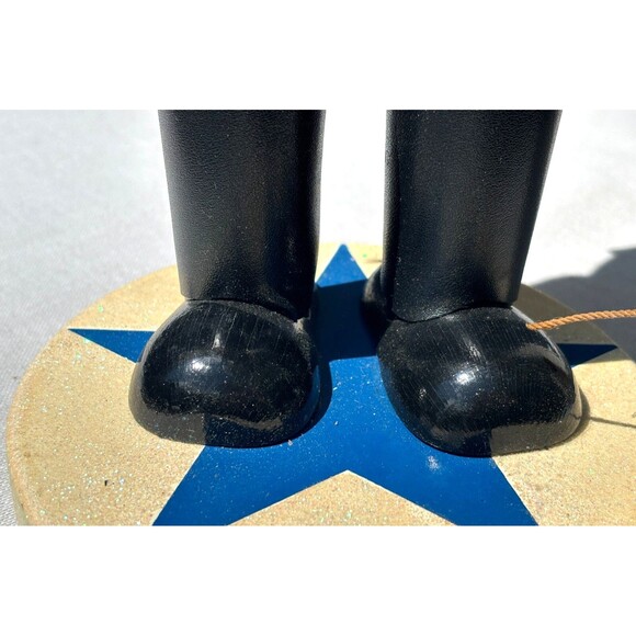 Vintage Bombay Company Aviator Nutcracker Pilot with Model Plane 18" 1990s w Box - Picture 16 of 16